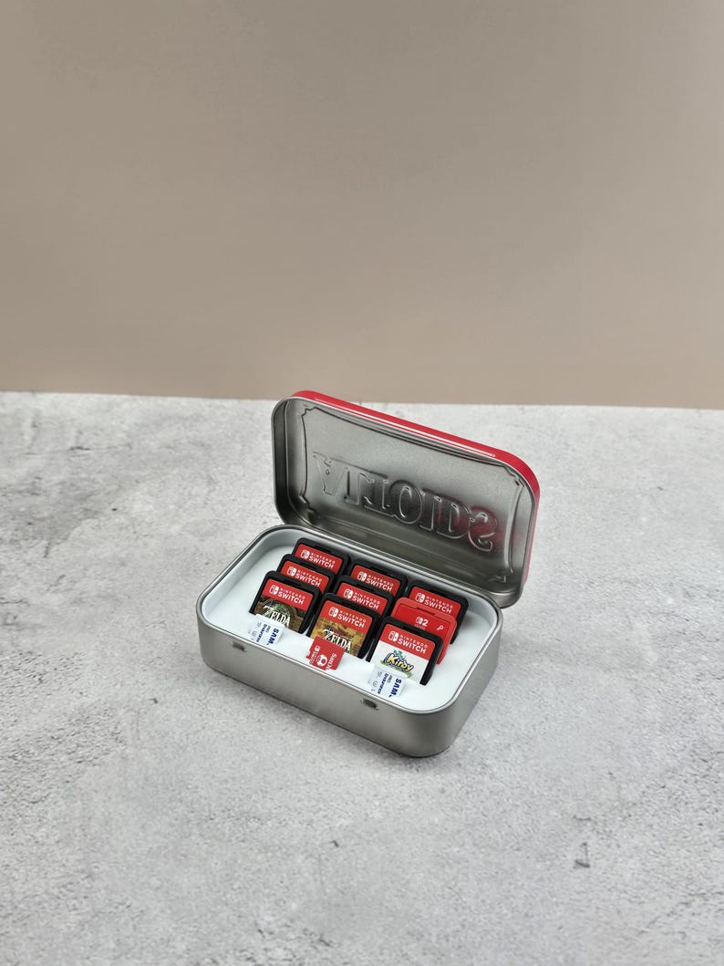 Switch Game Tin Insert — White