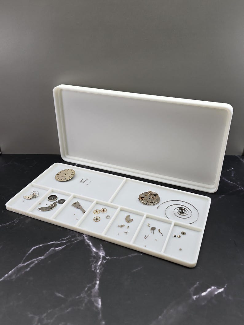 Watchmaker Parts Tray with Dust Lid — product photo 1