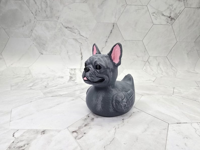 French Bulldog Ducky — Grey